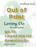 Andrew York Sheet Music Letting Go