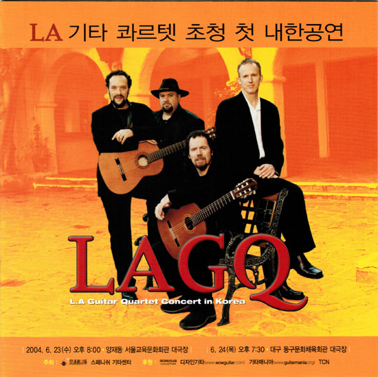 LAGQ-John Dearman, Bill Kanengiser, Scott Tennant and Andrew York, Korea