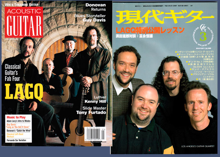LAGQ-John Dearman, Bill Kanengiser, Scott Tennant and Andrew York, Acoustic Guitar magazine